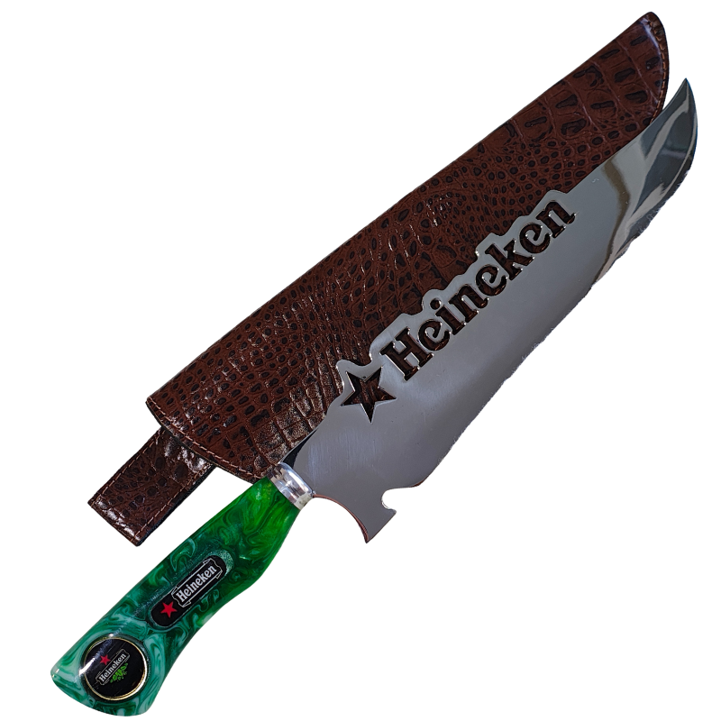 Faca Heineken Aço Inox 420