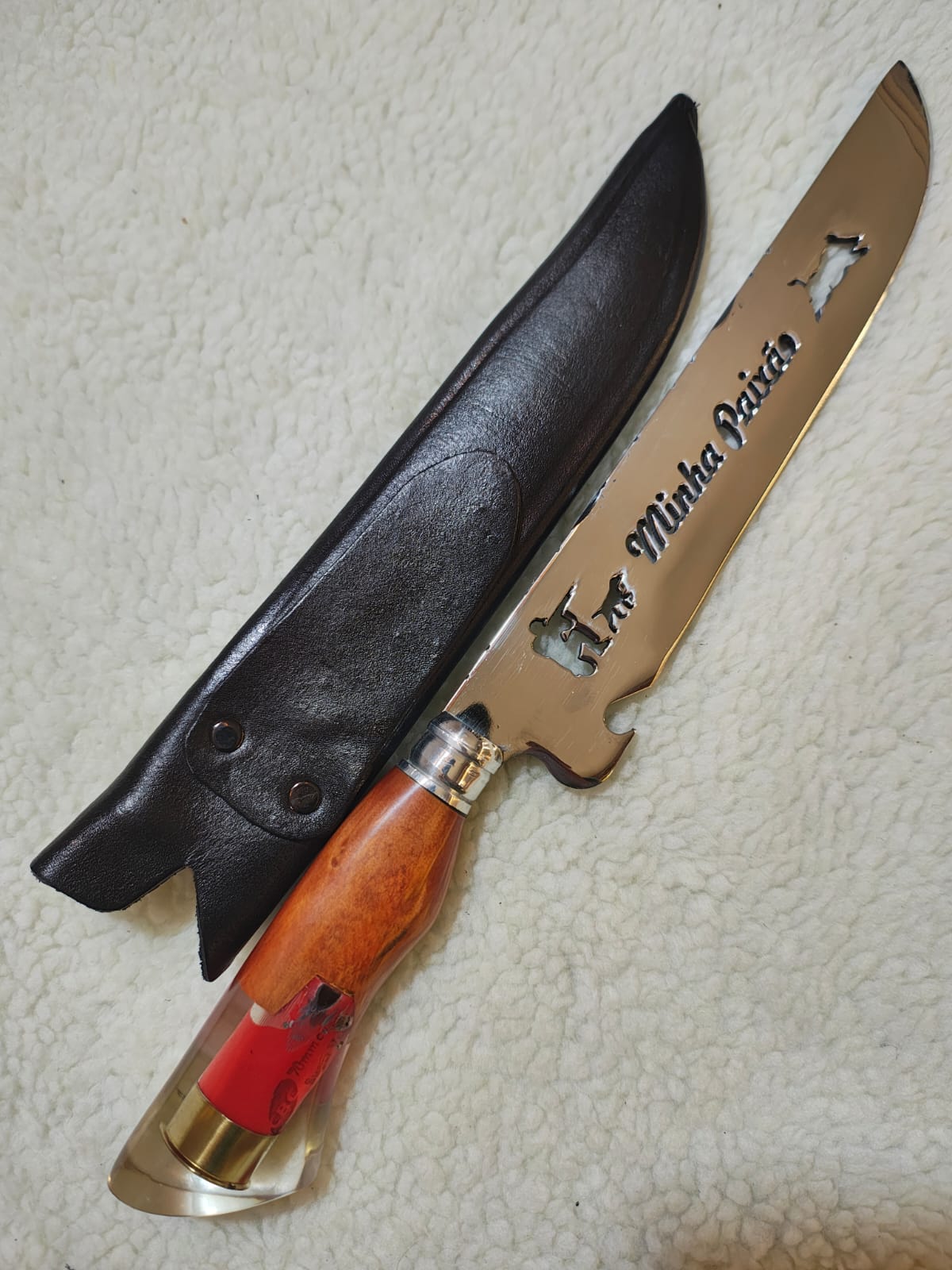 Faca Capsula Calibre 12 caça 9"