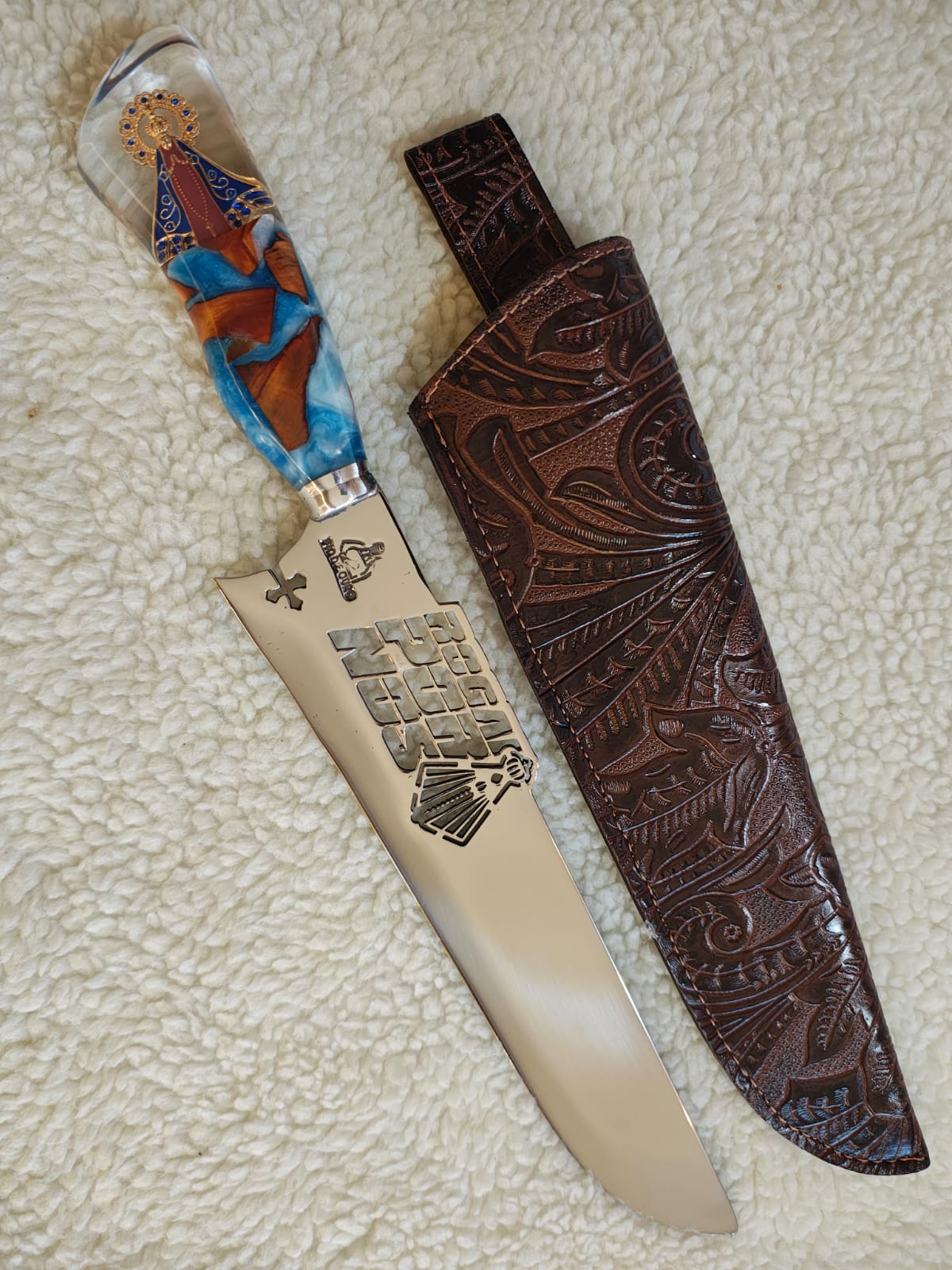 Faca Premium Rogai por nós 10"
