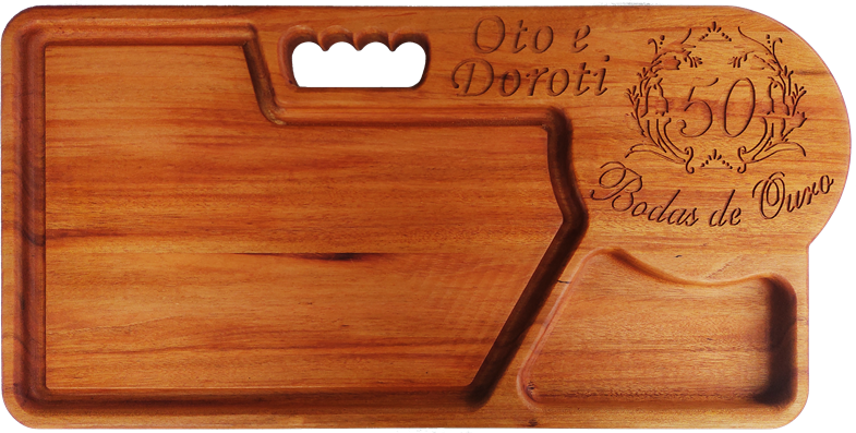 Tábua de corte Bodas de Ouro